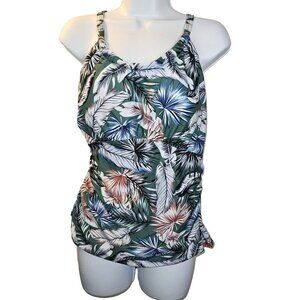Grace Karin Womens Tankini Top Size Large Swimsuit Pool Beach Tropical Cruise